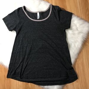 LuLaRoe heathered grey classic tee